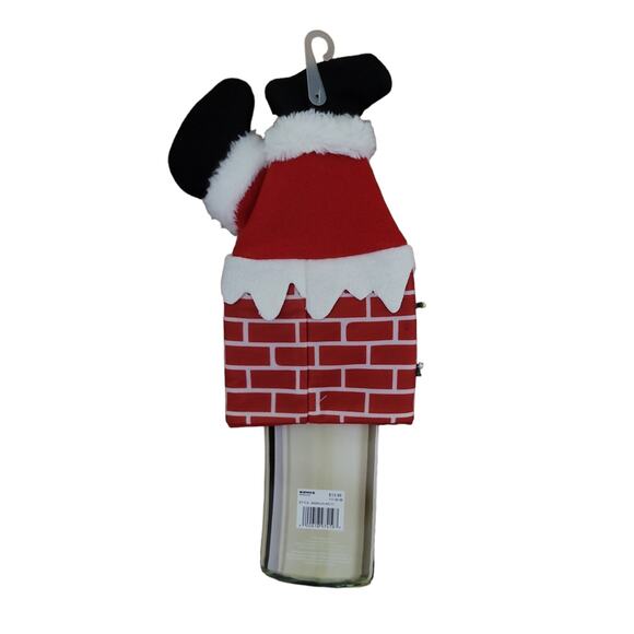 St. Nicholas Square Santa In Chimney Wine Topper, Wine Bottle Cover, Multicolor - Picture 2 of 4